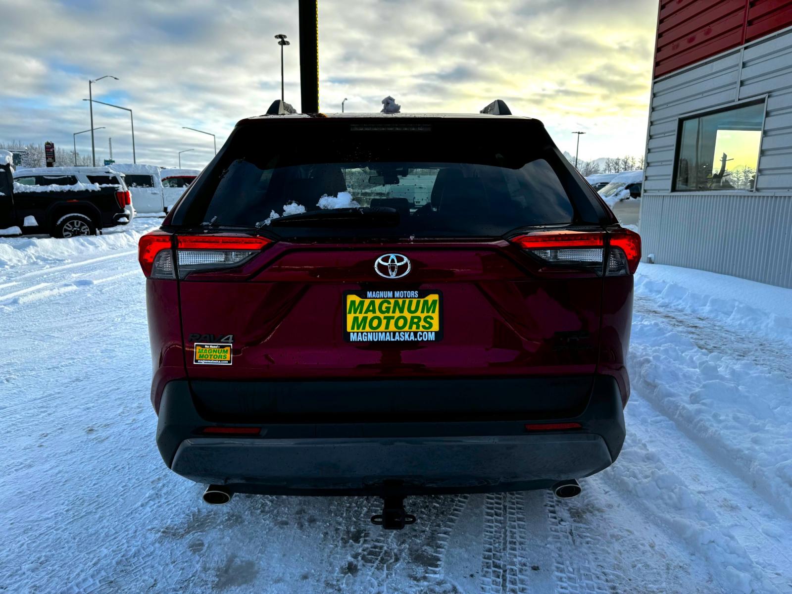 2022 Red /Black Toyota RAV4 (2T3S1RFV1NW) , located at 1960 Industrial Drive, Wasilla, 99654, (907) 376-5555, 61.573475, -149.400146 - Photo #4